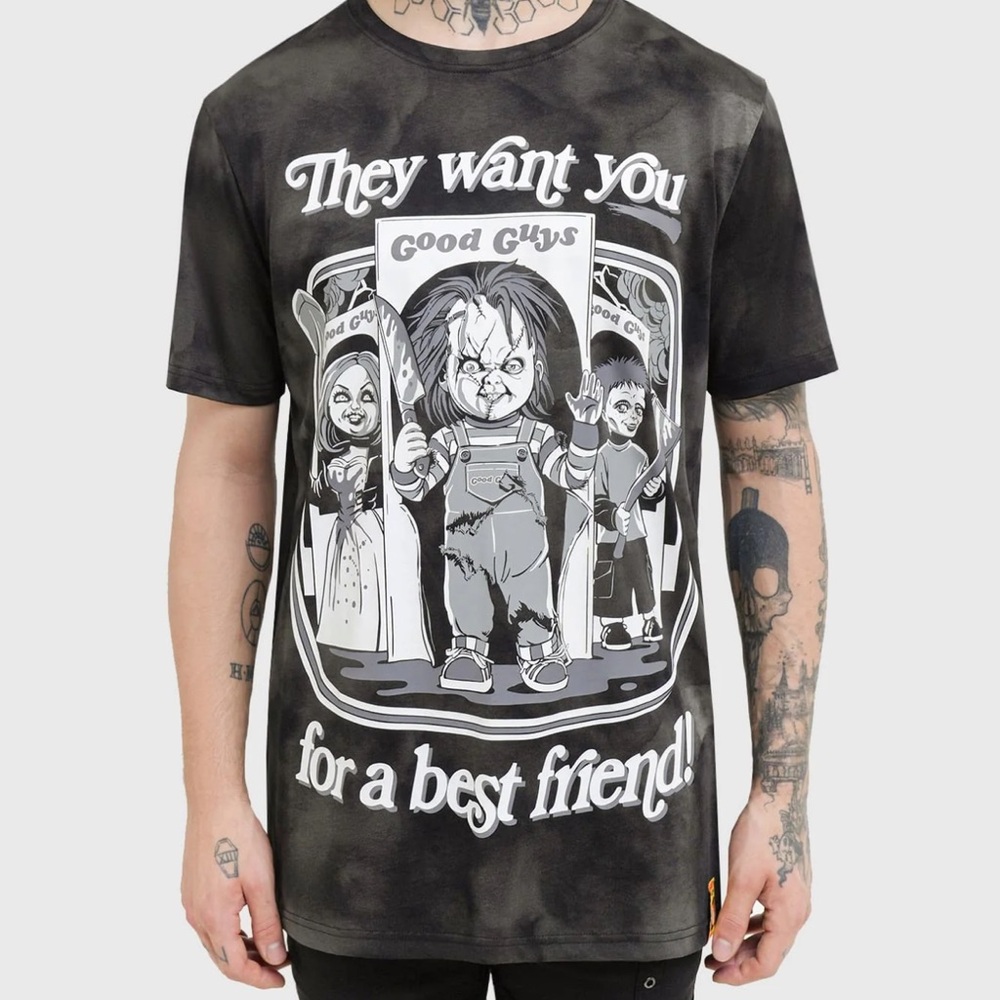 Killstar Unisex Hey There Friend Chucky Collaboration T-Shirt